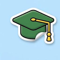 Ícono de birrete de graduación